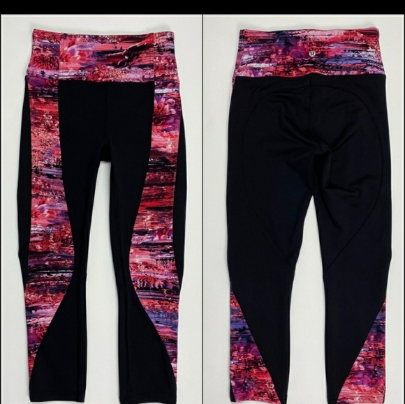 Lululemon Black Dahliascape Sweat & Repeat Legging - Picture 2 of 11